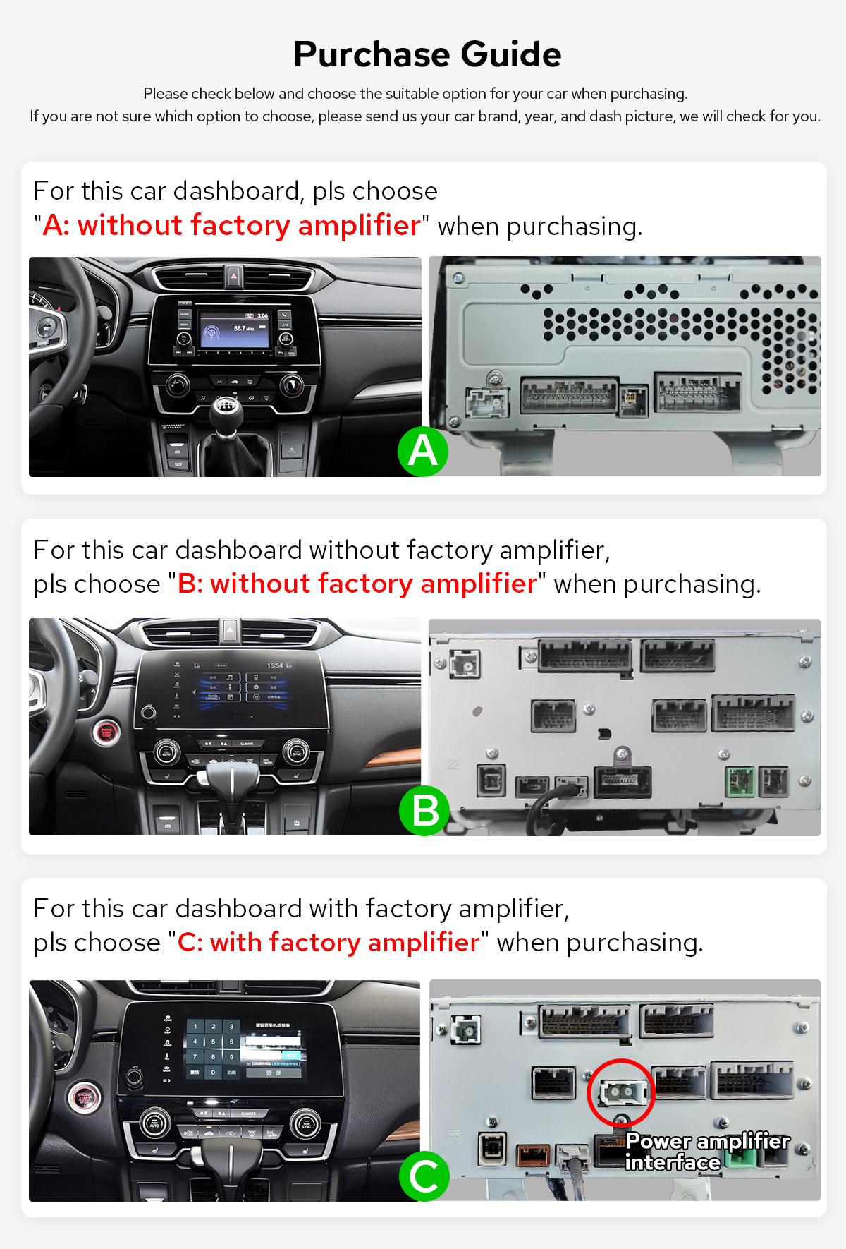 Honda CRV Android 12 head unit